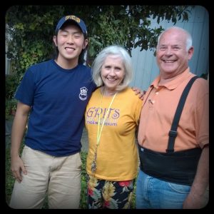 Ben from California with dottie and me.